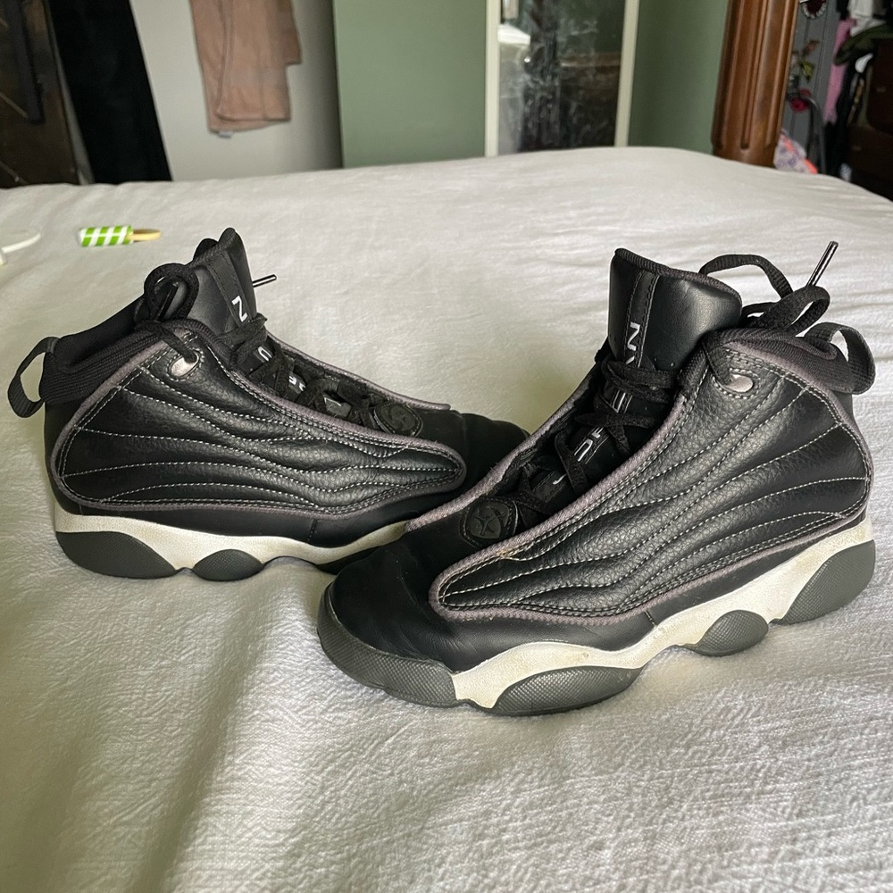Nike Boys Air Jordan Pro Strong DC7909-002 Black Basketball Shoes